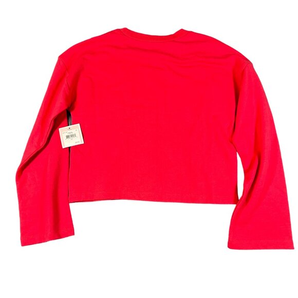 Juicy Couture Girls 10 Long Sleeve Logo Oversized‎ Cropped Pullover Shirt NWT - Picture 10 of 10